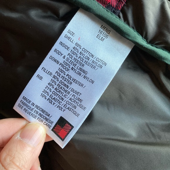 Woolrich Authentic Elm Green 550 Down Langhorn Jacket Parka Coat Men's Size L - Picture 12 of 14